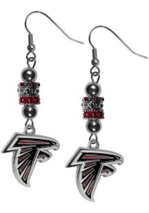 Atlanta Falcons Euro Bead Earrings Womens Earrings