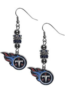Tennessee Titans Euro Bead Earrings Womens Earrings