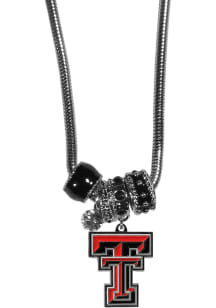 Texas Tech Red Raiders Euro Bead Necklace