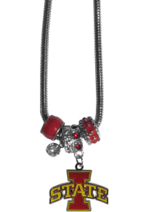 Iowa State Cyclones Euro Bead Necklace