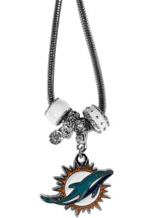 Miami Dolphins Euro Bead Necklace