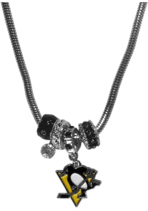 Pittsburgh Penguins Euro Bead Necklace