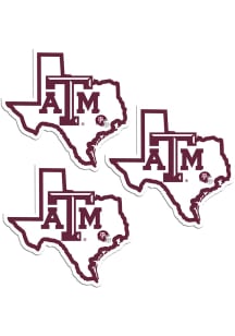 Texas A&amp;M Aggies Home State Auto Decal - White