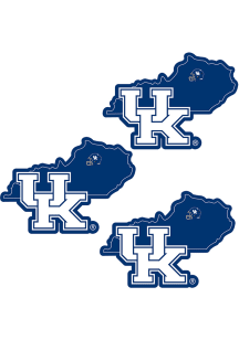 Kentucky Wildcats Home State Auto Decal - White