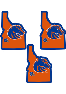 Boise State Broncos Home State Auto Decal - White