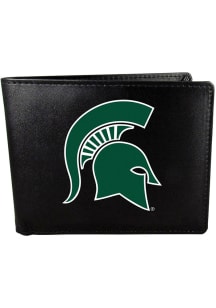 Michigan State Spartans Leather Mens Bifold Wallet