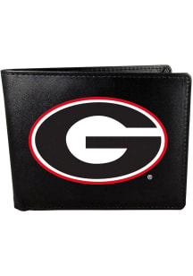Georgia Bulldogs Leather Mens Bifold Wallet