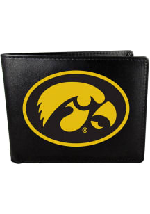 Iowa Hawkeyes Leather Mens Bifold Wallet