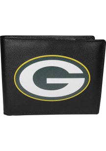 Green Bay Packers Leather Mens Bifold Wallet