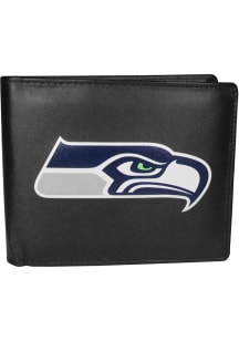 Seattle Seahawks Leather Mens Bifold Wallet