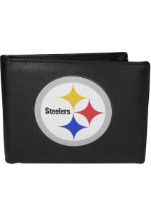 Pittsburgh Steelers Leather Mens Bifold Wallet
