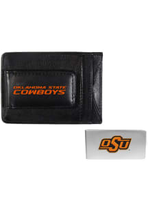 Oklahoma State Cowboys Leather Mens Bifold Wallet