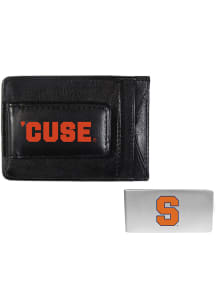 Syracuse Orange Leather Mens Bifold Wallet