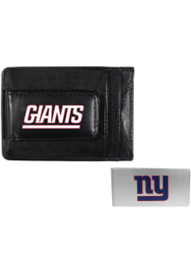 New York Giants Leather Mens Bifold Wallet