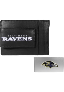 Baltimore Ravens Leather Mens Bifold Wallet