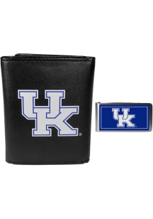 Kentucky Wildcats Leather Mens Money Clip