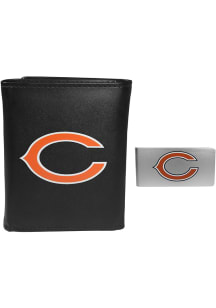 Chicago Bears Leather Mens Trifold Wallet