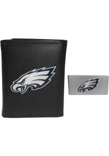 Philadelphia Eagles Leather Mens Trifold Wallet