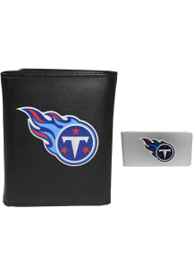 Tennessee Titans Leather Mens Trifold Wallet