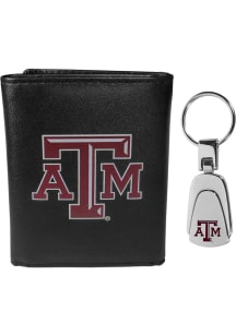 Texas A&amp;M Aggies Leather Mens Trifold Wallet