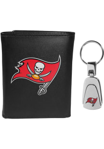 Tampa Bay Buccaneers Leather Mens Trifold Wallet