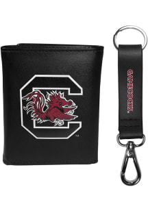South Carolina Gamecocks Leather Mens Trifold Wallet