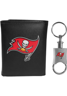 Tampa Bay Buccaneers Leather Mens Trifold Wallet