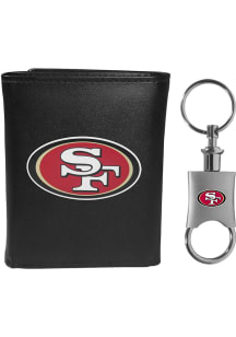 San Francisco 49ers Leather Mens Trifold Wallet