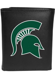 Michigan State Spartans Leather Mens Trifold Wallet