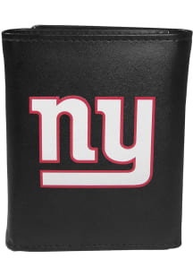 New York Giants Leather Mens Trifold Wallet