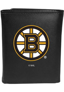 Boston Bruins Leather Mens Trifold Wallet