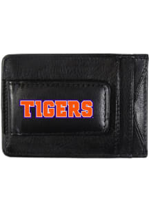 Clemson Tigers Leather Mens Bifold Wallet