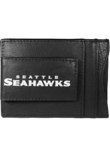 Seattle Seahawks Leather Mens Bifold Wallet