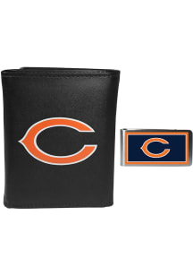 Chicago Bears Money Clip Mens Trifold Wallet