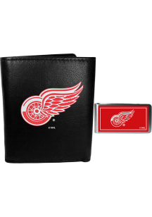 Detroit Red Wings Money Clip Mens Trifold Wallet