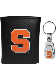 Syracuse Orange Key Chain Mens Trifold Wallet