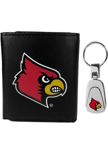 Louisville Cardinals Key Chain Mens Trifold Wallet