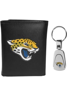 Jacksonville Jaguars Key Chain Mens Trifold Wallet