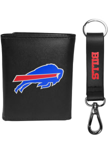 Buffalo Bills Key Chain Mens Trifold Wallet