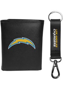Los Angeles Chargers Key Chain Mens Trifold Wallet