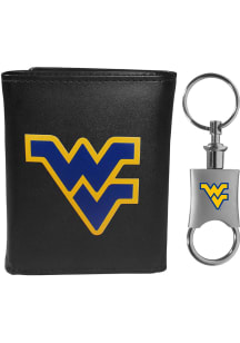 West Virginia Mountaineers Key Chain Mens Trifold Wallet