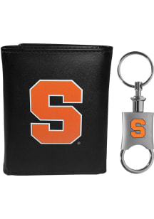 Syracuse Orange Key Chain Mens Trifold Wallet
