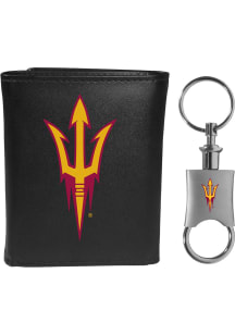 Arizona State Sun Devils Key Chain Mens Trifold Wallet