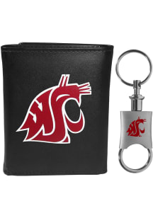 Washington State Cougars Key Chain Mens Trifold Wallet