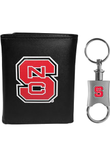 NC State Wolfpack Key Chain Mens Trifold Wallet