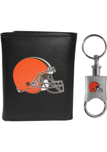 Cleveland Browns Key Chain Mens Trifold Wallet