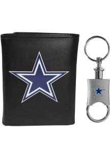 Dallas Cowboys Key Chain Mens Trifold Wallet