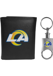Los Angeles Rams Key Chain Mens Trifold Wallet