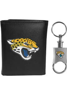 Jacksonville Jaguars Key Chain Mens Trifold Wallet