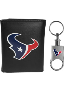 Houston Texans Key Chain Mens Trifold Wallet